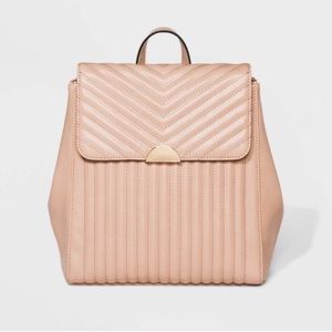 Faux Leather Backpack